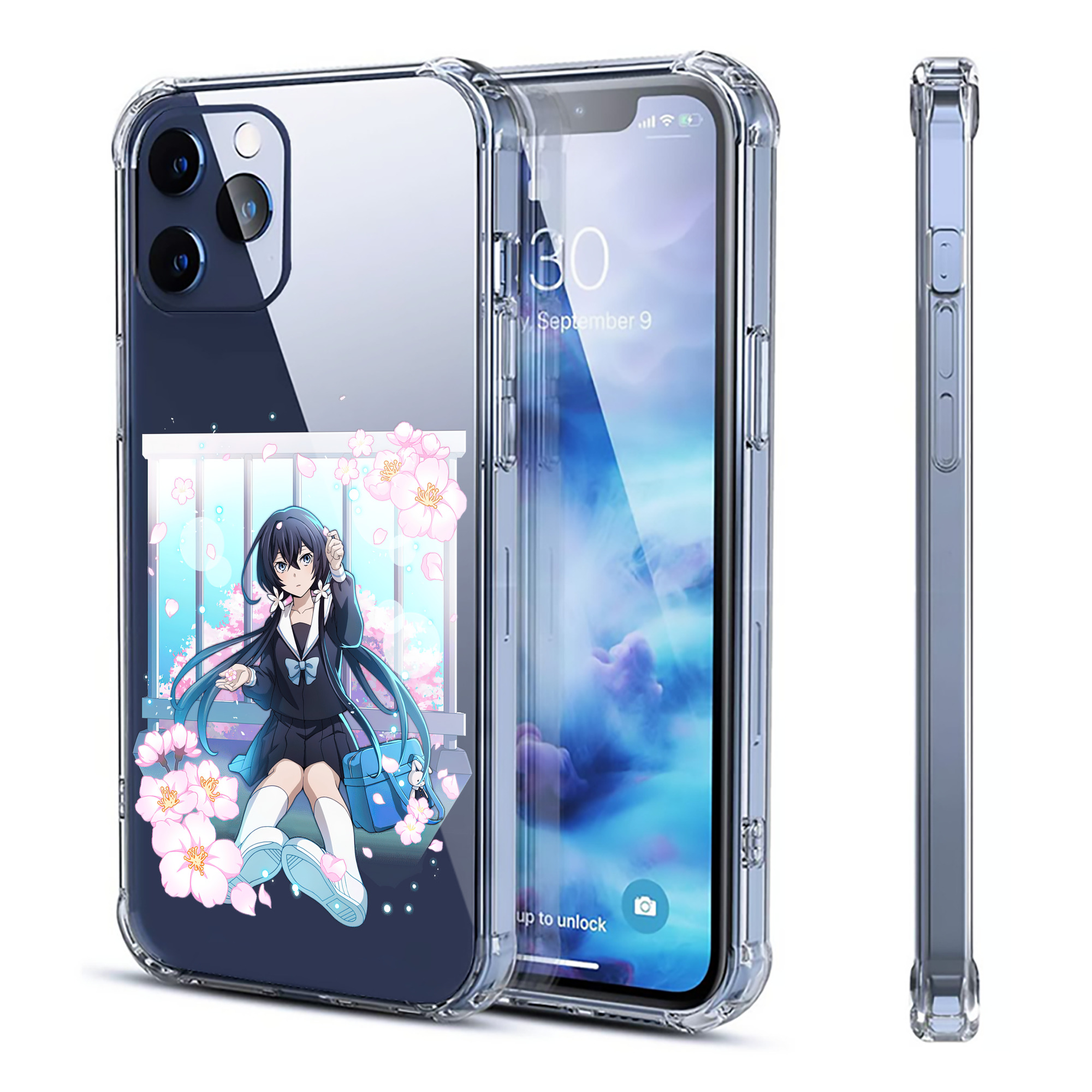 （画像用） 文豪ストレイドッグス Bungo Stray Dogs 【iPhone 12シリーズ対応】透明スマホケース（クリアソフトケース）